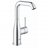 Смеситель для раковины GROHE Essence+ с высоким изливом, хром (23541001) — фото, характеристики, купить в PUSHKIN-CLIMBO