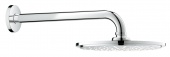 Верхний душ с кронштейном GROHE Rainshower Cosmopolitan Metal, диаметр 210 мм, с ограничением расхода воды, 26062000 — фото, характеристики, купить в PUSHKIN-CLIMBO