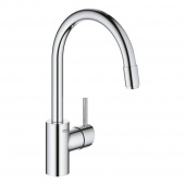 Смеситель для кухни GROHE Concetto New с высоким изливом, хром (32663003) — фото, характеристики, купить в PUSHKIN-CLIMBO