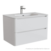 Тумба подвесная, белый, 80 см, Edifice,  IDDIS, EDI80W0i95. Подходит умывальник 0108000i28 — фото, характеристики, купить в PUSHKIN-CLIMBO