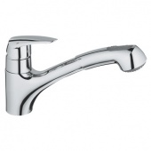 Смеситель для кухни GROHE Eurodisc с выдвижным изливом, 32257001 — фото, характеристики, купить в PUSHKIN-CLIMBO