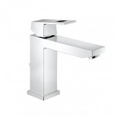 Смеситель для раковины GROHE Eurocube с донным клапаном, 23445000 — фото, характеристики, купить в PUSHKIN-CLIMBO