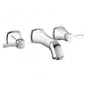 Смеситель для раковины GROHE Grandera (верхняя монтажная часть, вынос 177 мм), 20414000 — фото, характеристики, купить в PUSHKIN-CLIMBO