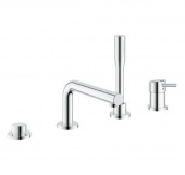 Смеситель для ванны GROHE Concetto с душевым гарнитуром (на бортик ванны), 19576001 — фото, характеристики, купить в PUSHKIN-CLIMBO