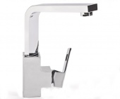 Смеситель для раковины GROHE Eurocube с донным клапаном и высоким изливом, 23135000 — фото, характеристики, купить в PUSHKIN-CLIMBO