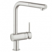 Смеситель для кухни GROHE Minta с выдвижным изливом, 32168DC0 — фото, характеристики, купить в PUSHKIN-CLIMBO