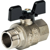 STOUT Кран шаровой полнопроходной, ВР/НР, ручка бабочка 3/4 — фото, характеристики, купить в PUSHKIN-CLIMBO