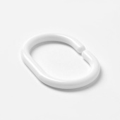 Набор колец для шторы в ванную комнату, White, RID011P, IDDIS — фото, характеристики, купить в PUSHKIN-CLIMBO