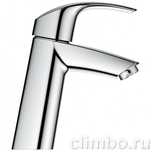 Смеситель для раковины GROHE Eurosmart с цепочкой и средним изливом, 23323001 — фото товара