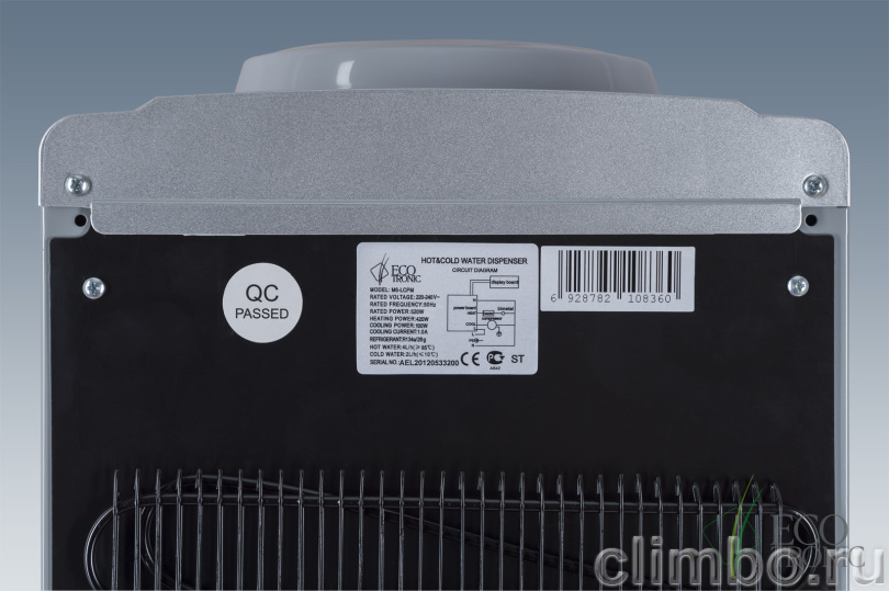 Кулер со шкафчиком и монитором Ecotronic M6-LCPM — фото товара