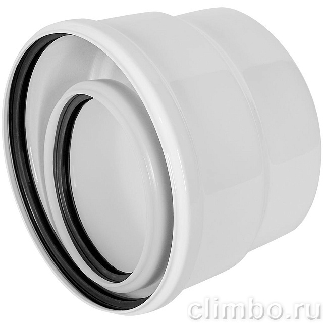 STOUT Адаптер соединительный конденсац. переход с D100(п)/150(п) на D110(м)/160(м) — фото, детали конструкции