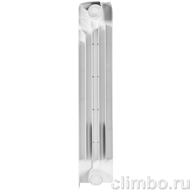 Радиатор биметаллический STOUT TITAN VENTIL 500 4 секции нижнее правое подключение — фото, детали конструкции