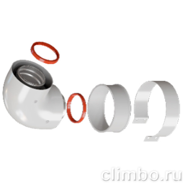 RCA-6010-250100 Начальный участок 90 гр. универсальный 60/100 — фото товара