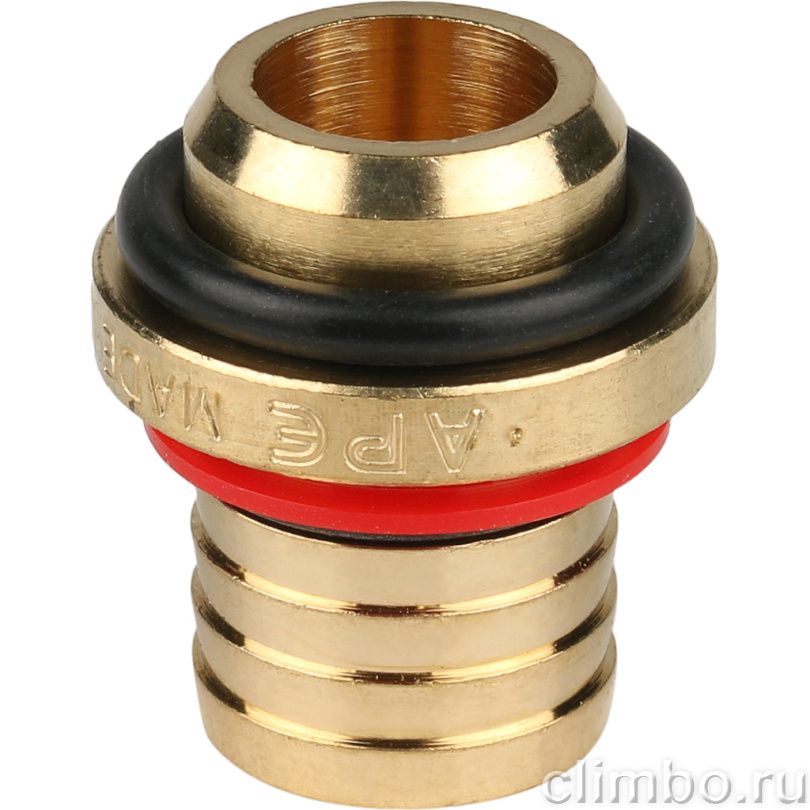 STOUT Тройник переходной 20х16х20 для металлопластиковых труб винтовой (SFS-0010-201620) — фото товара