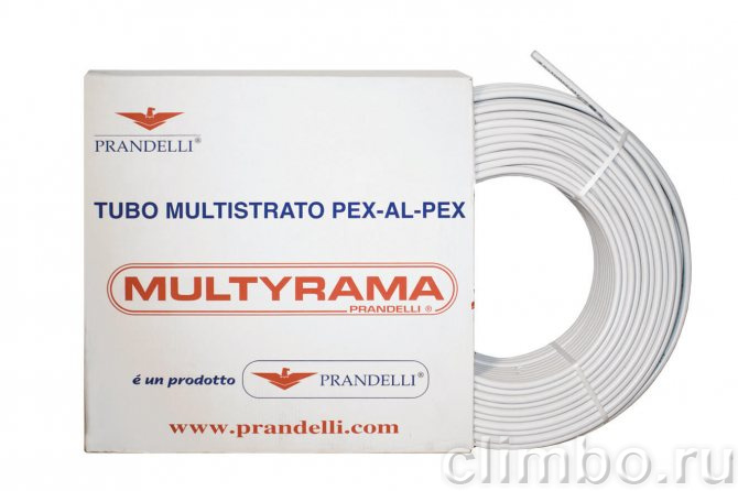 Prandelli Multyrama 20х2,0 (0,2) (бухта 200м) труба металлопластиковая — фото товара