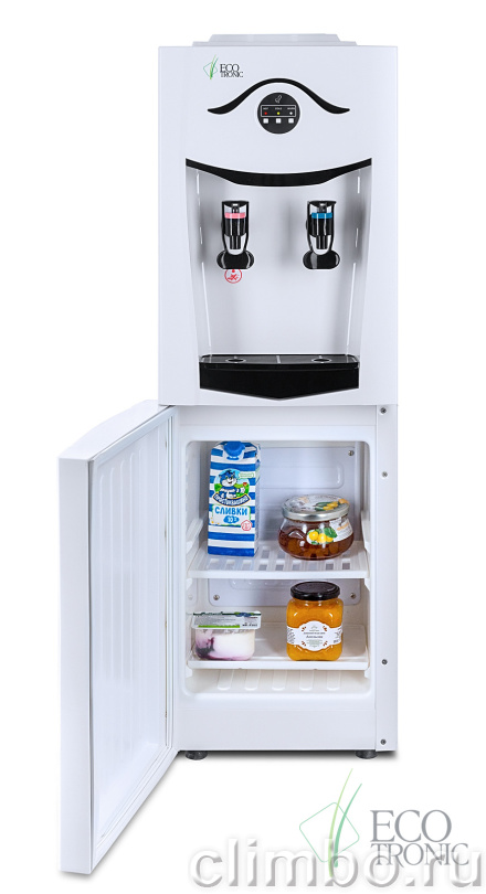 Кулер Ecotronic K21-LF white+black с холодильником — фото товара