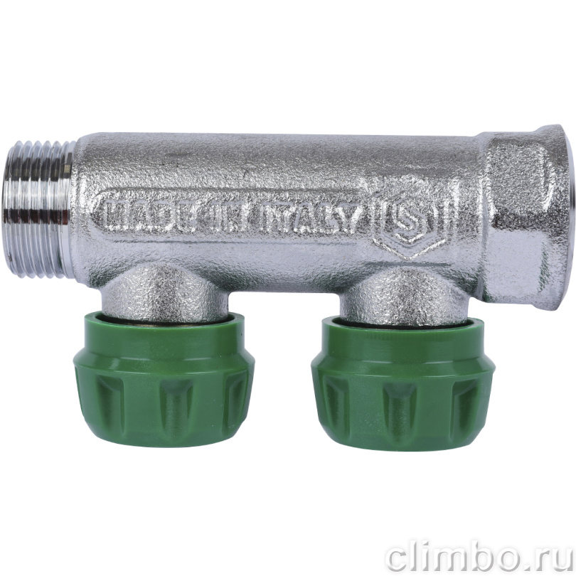 Коллектор регулирующий 3/4", 2 отвода 1/2" — фото товара