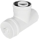 Конденсатоотводчик Т-образный традиционный коаксиальный ROMMER D60(п-м)/100(п-м) (штуцер 1/2) — фото, детали конструкции
