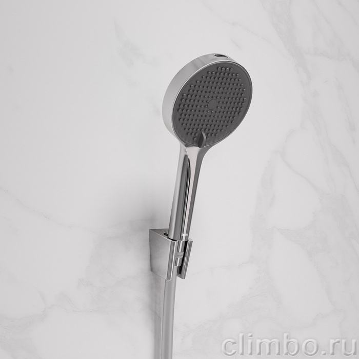 Шланг для душа, серебряный, силиконовый, 1,5м, Оптима Хоум (Optima Home), IDDIS, OPH15SLi19 — фото, детали конструкции