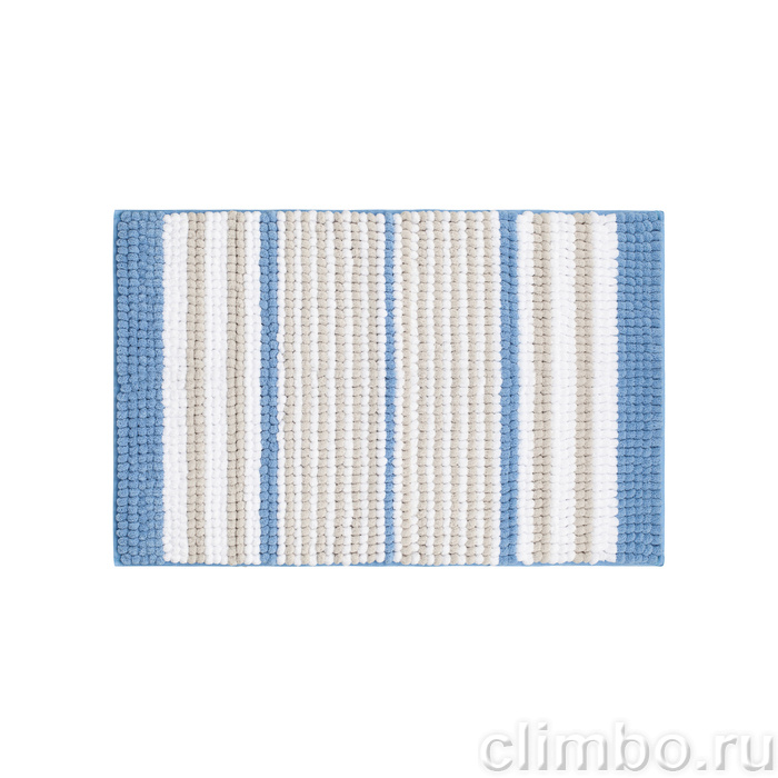 Коврик для ванной комнаты, 50x80, шенилл, голубой, IDDIS, BC05P58i12 — фото товара