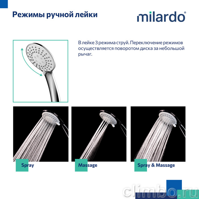 Смеситель для ванны с длинным изливом, глянцевый хром, Enjoy, Milardo — фото товара