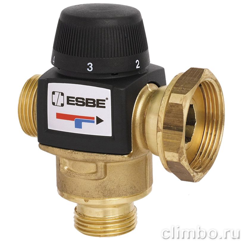 Клапан термостатический ESBE VTA577 (45-65°C) ГН 1"1/2 — фото товара