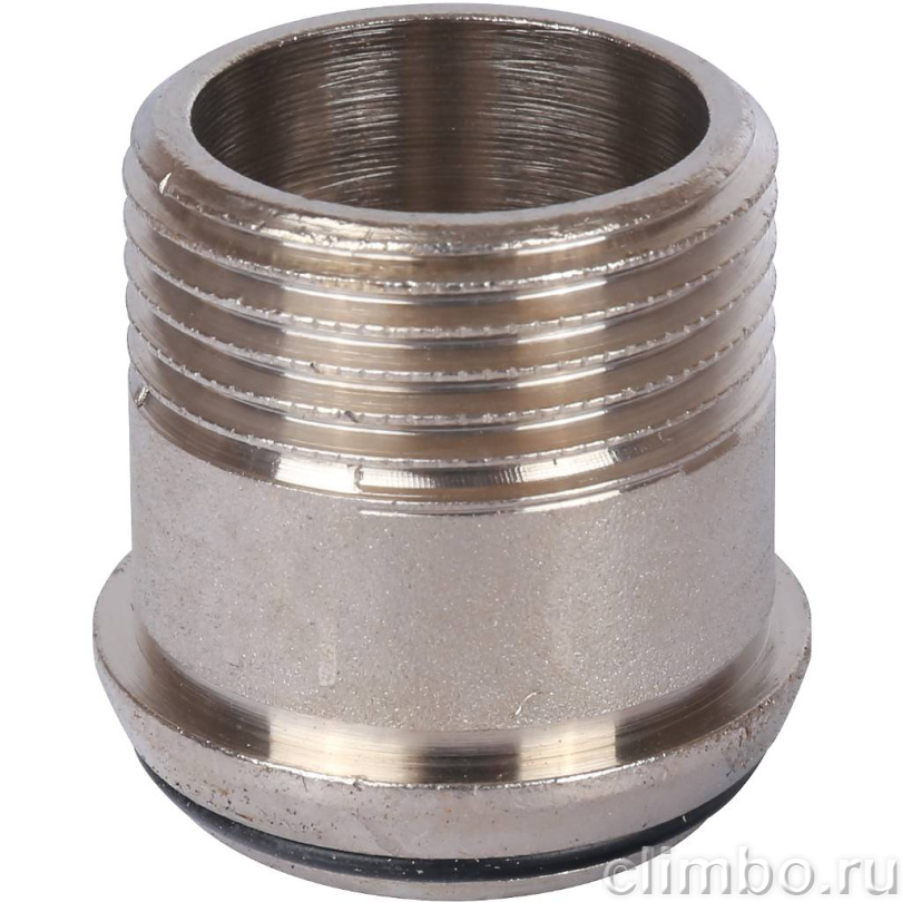 STOUT Угловая американка ВН, уплотнение o-ring кольцо, никель. 1" — фото товара