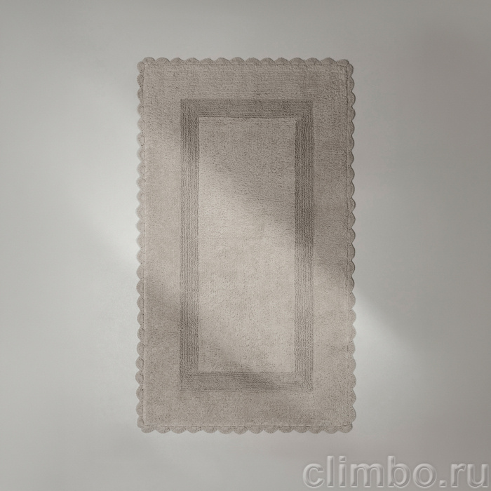 Коврик для ванной комнаты, 70x120, прямоугольный, хлопок, серый, IDDIS, DSQL02Ci12 — фото, детали конструкции
