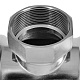 Тройник-Переходник ROMMER ВПр-ВР, 88,9х2, из нержавеющей стали прессовой — фото, детали конструкции