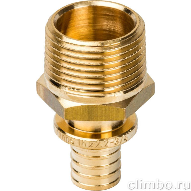 Переходник с наружной резьбой STOUT 16xR 3/4" — фото товара