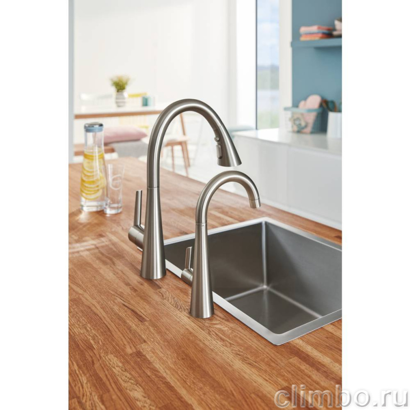 Вентиль вертикальный для подачи фильтрованной воды GROHE Zedra, суперсталь (30026DC2) — фото товара