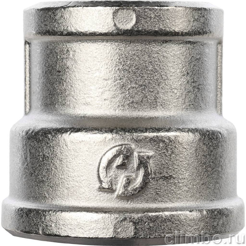 STOUT Муфта ВВ переходная никелированная 1X3/4 — фото товара