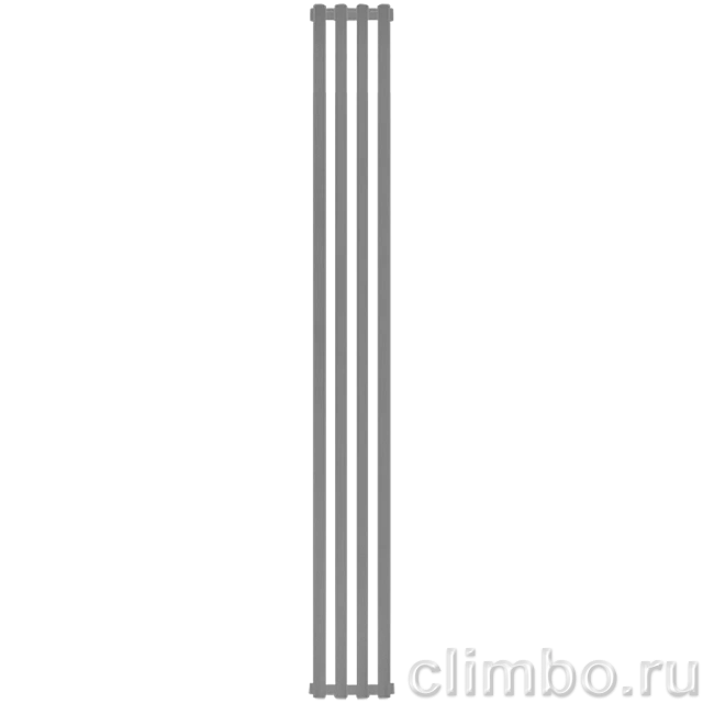 Радиатор алюминиевый STOUT Tonale 1800 4 секции универсальное подключение (серый) — фото, детали конструкции