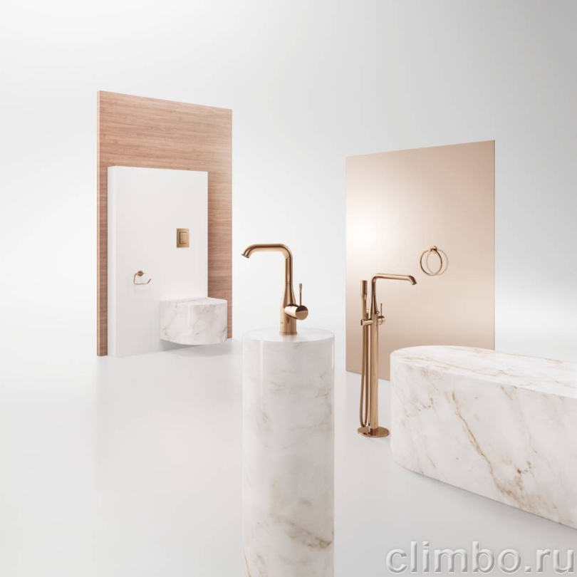 Смеситель для ванны GROHE Essence, напольный монтаж, теплый закат глянец (23491DA1) — фото товара