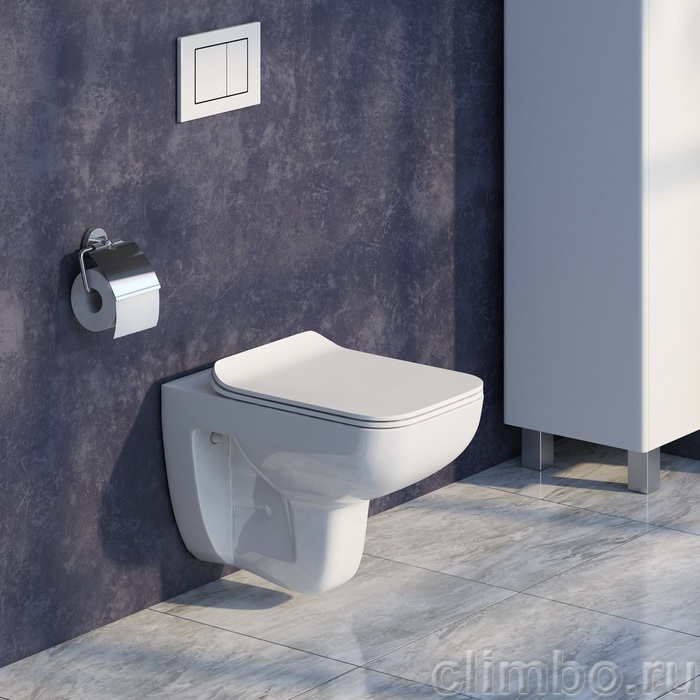 VIBRDSEi25 Подвесной безободковый унитаз Vibe — фото товара
