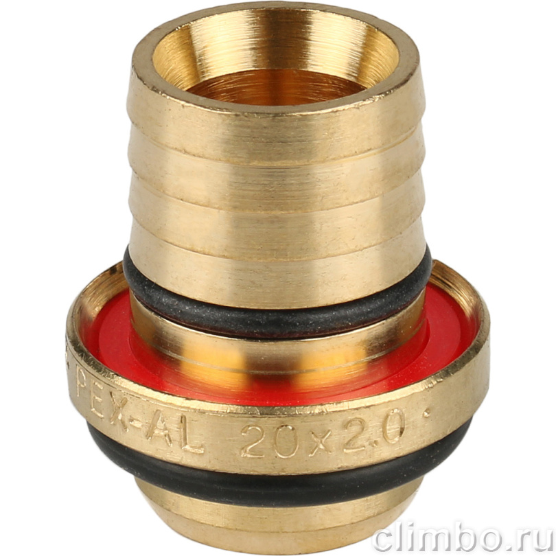 STOUT Тройник переходной 20х16х20 для металлопластиковых труб винтовой (SFS-0010-201620) — фото товара