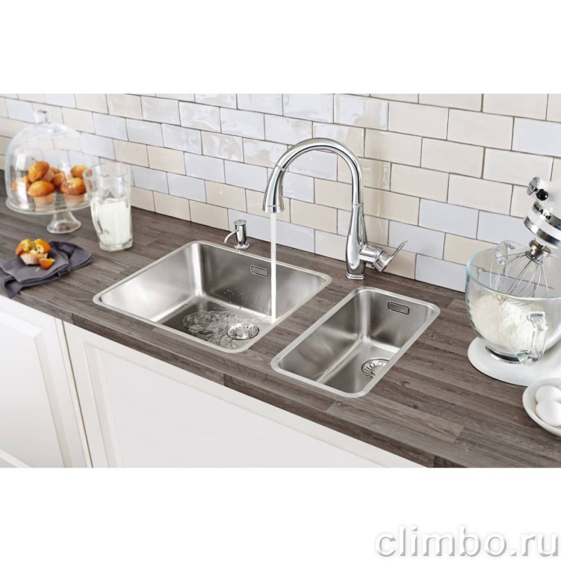 Смеситель для кухни GROHE Parkfield с выдвижным изливом/лейкой, хром (30215001) — фото товара
