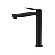 Смеситель для настольного умывальника, матовый черный, Паркер (Parker), IDDIS, PARBL01i01 — фото, детали конструкции