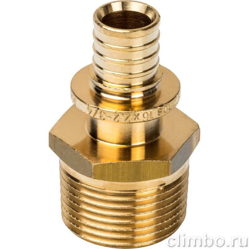 Переходник с наружной резьбой STOUT 16xR 3/4" — фото товара