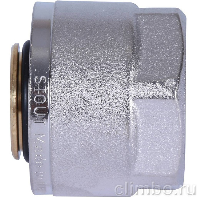 Фитинг компрессионный STOUT евроконус для труб PEX-AL-PEX 20х2,9х3/4 — фото, детали конструкции