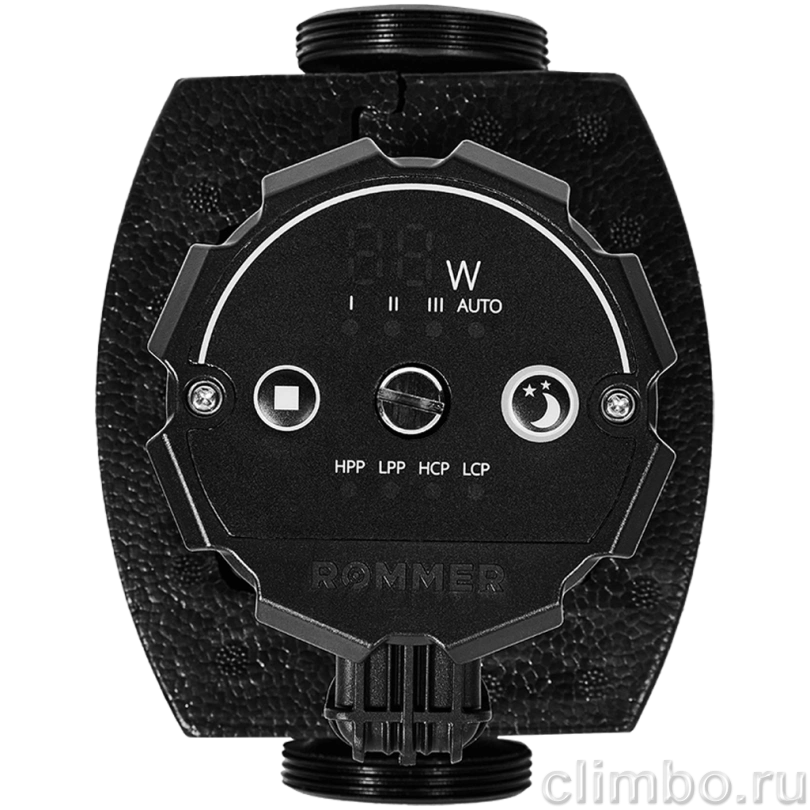 Частотный циркуляционный насос ROMMER PROFI EVO 32/60-180 с гайками и теплоизоляцией — фото, детали конструкции