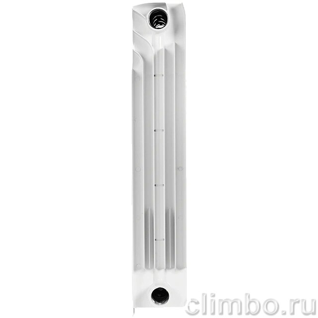 Радиатор биметаллический STOUT TITAN 500 10 секций боковое подключение (белый RAL 9016) — фото, детали конструкции
