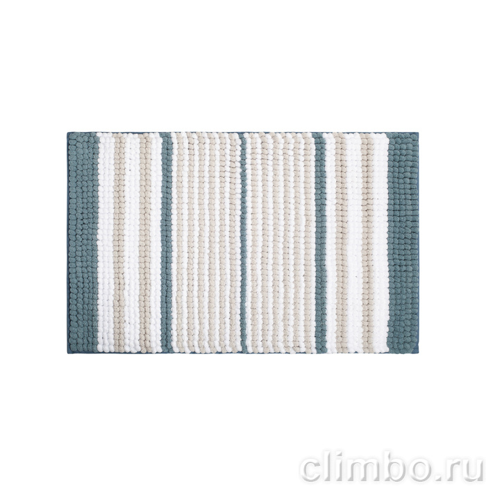 Коврик для ванной комнаты, 50x80, шенилл, сине-зеленый, IDDIS, BC03P58i12 — фото товара
