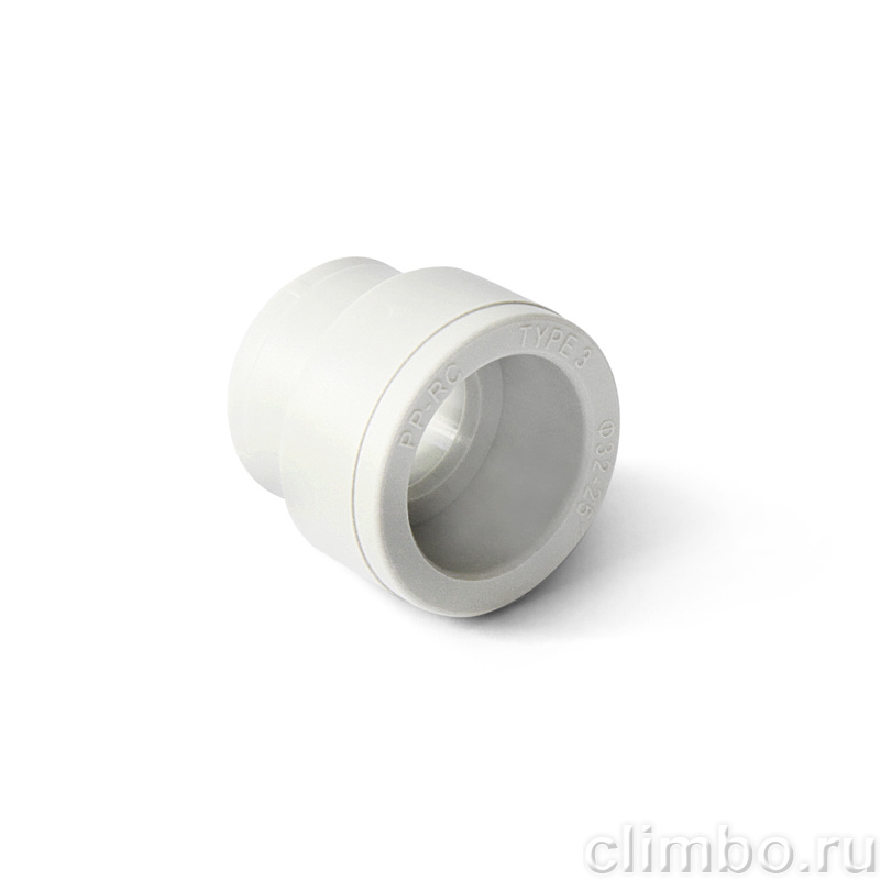PROAQUA PP-R Муфта переходная Белая 63-25 — фото товара