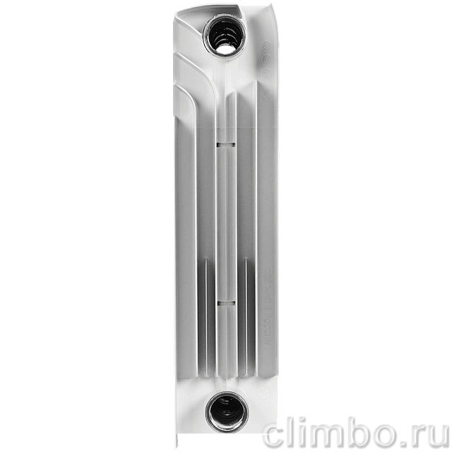 Радиатор биметаллический STOUT TITAN 350 8 секций боковое подключение (белый RAL 9016) — фото, детали конструкции