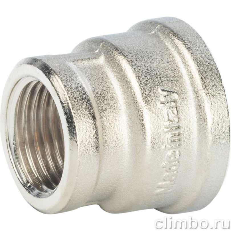STOUT Муфта ВВ переходная никелированная 3/4X1/2 — фото товара