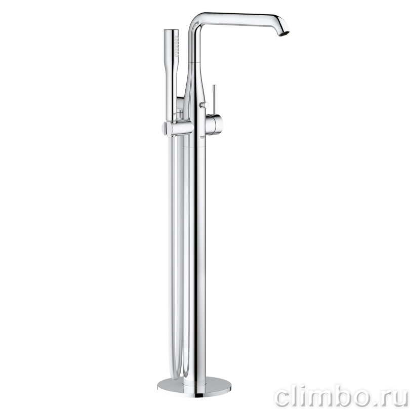 Смеситель для ванны GROHE Essence+ с душевым гарнитуром, свободностоящий, 23491001 — фото товара